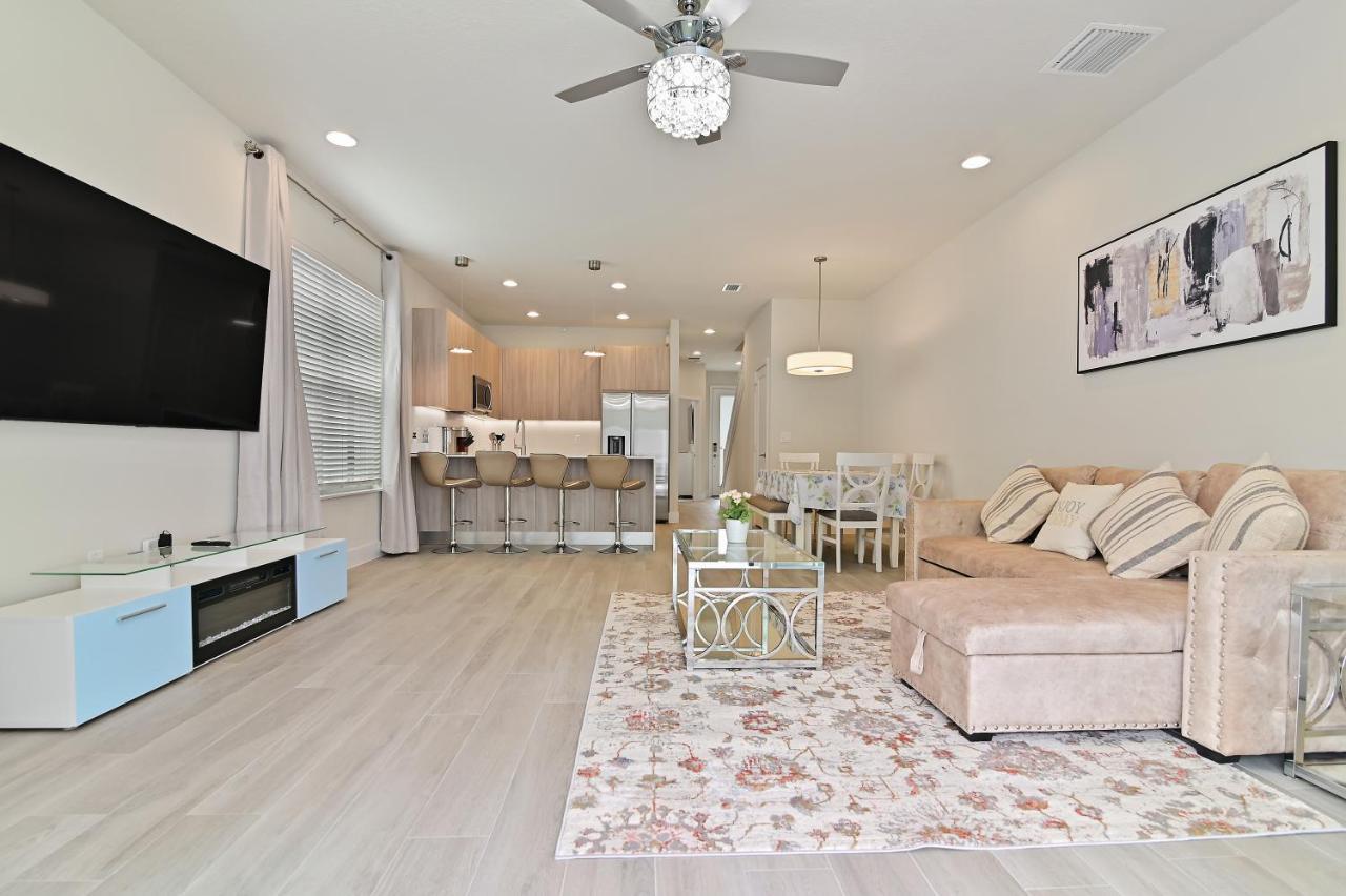 New Modern & Spacious Townhouse Near Disney - 4Br And 3Fb Orlando Eksteriør billede