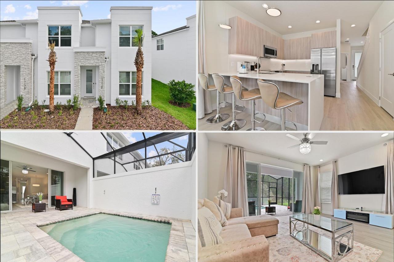 New Modern & Spacious Townhouse Near Disney - 4Br And 3Fb Orlando Eksteriør billede